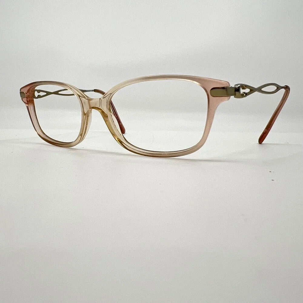 Coach Eyeglasses Women Pink Gold Full Rim HC 6112 52-16-135